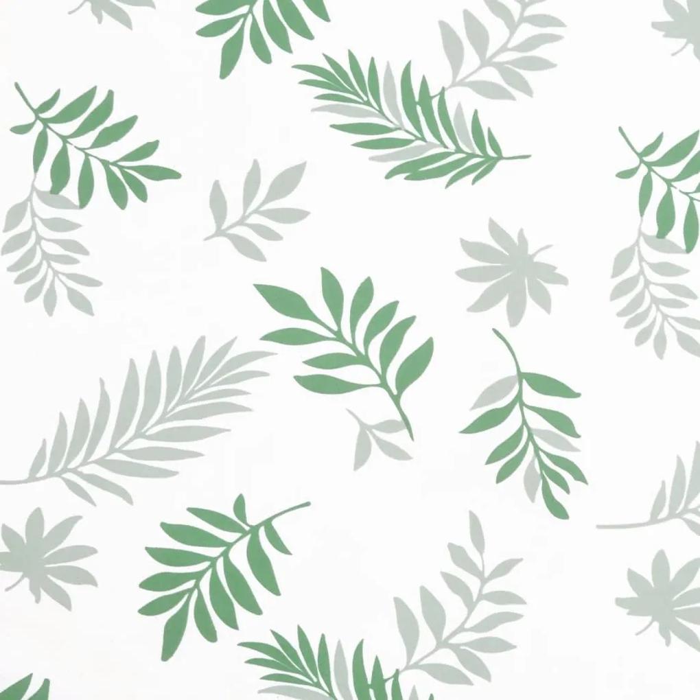 Μαξιλάρι Πάγκου Κήπου Σχέδιο Φύλλων 180x50x7 εκ. Ύφασμα Oxford - Πράσινο