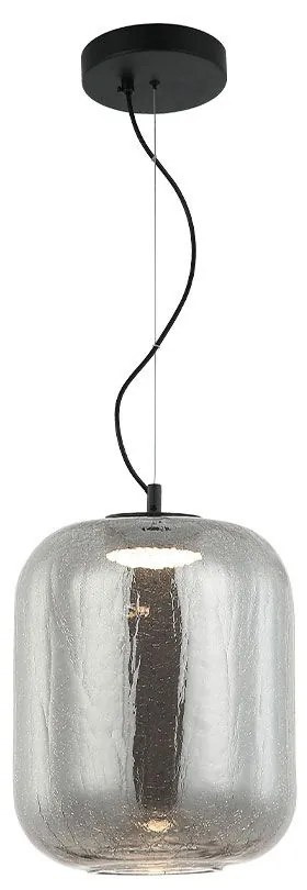 Φωτιστικό Οροφής Κρεμαστό Kiva 4318601 LED 13W 873Lm 23x150cm Fume Viokef