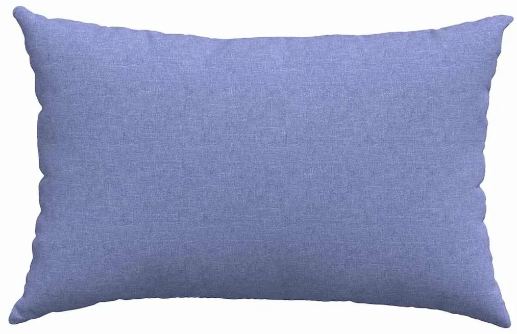 vidaXL Μαξιλάρι Καναπέ 2 pcs Μπλε τζην 60 x 40 cm ύφασμα