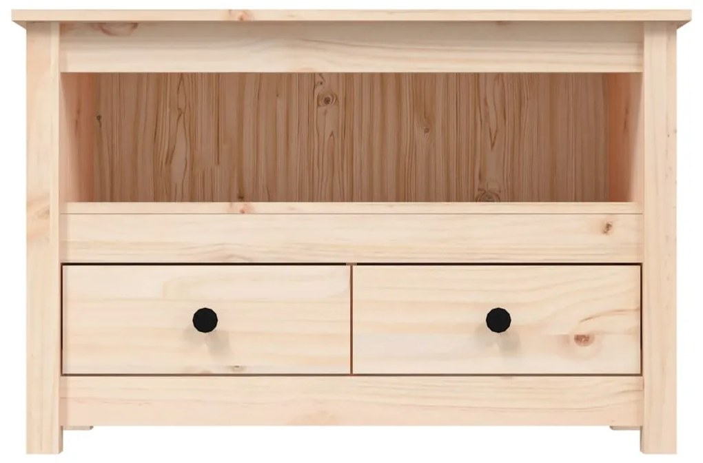 vidaXL Έπιπλο Τηλεόρασης 79 x 35 x 52 εκ. από Μασίφ Ξύλο Πεύκου