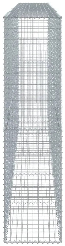 vidaXL Συρματοκιβώτιο με Κάλυμμα 500x50x200εκ. από Γαλβανισμένο Χάλυβα