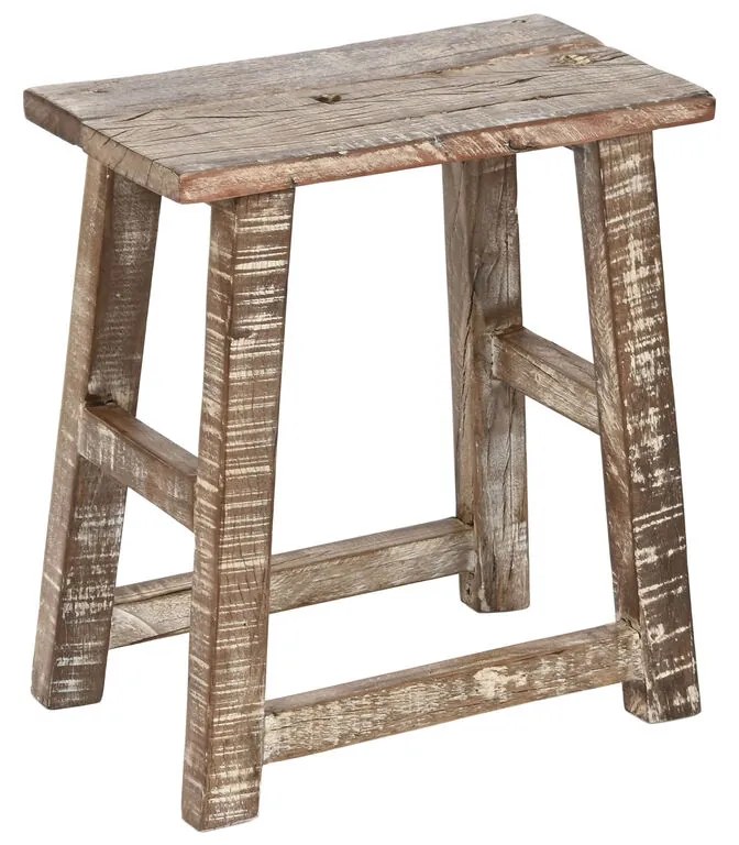 Βοηθητικό Τραπέζι Home ESPRIT Λευκό Καφέ 45 x 25 x 51 cm