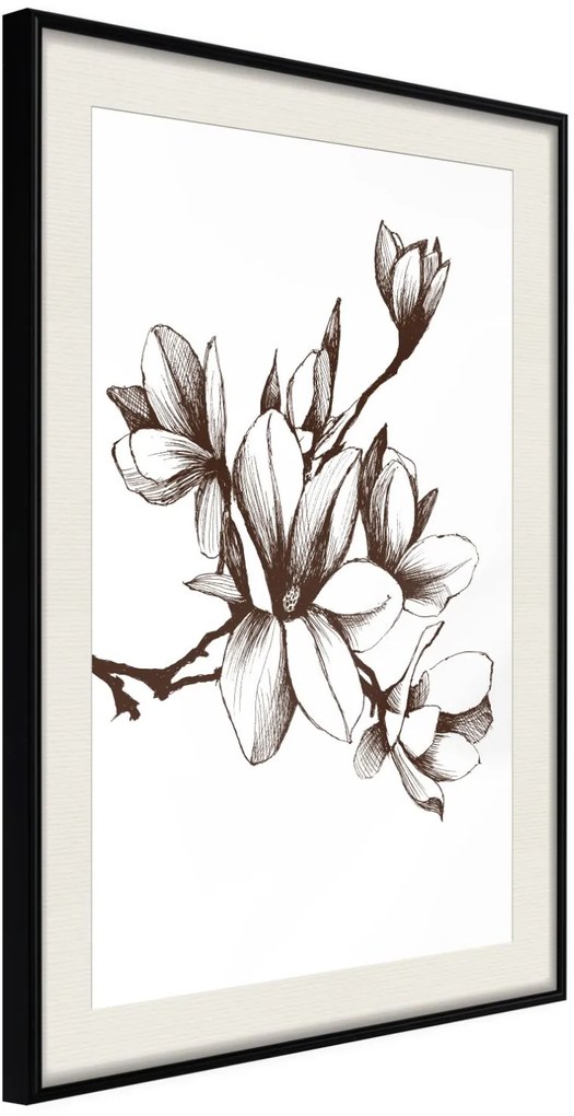 Αφίσα - Fragrant Decoration - 20x30 - Μαύρο - Με πασπαρτού