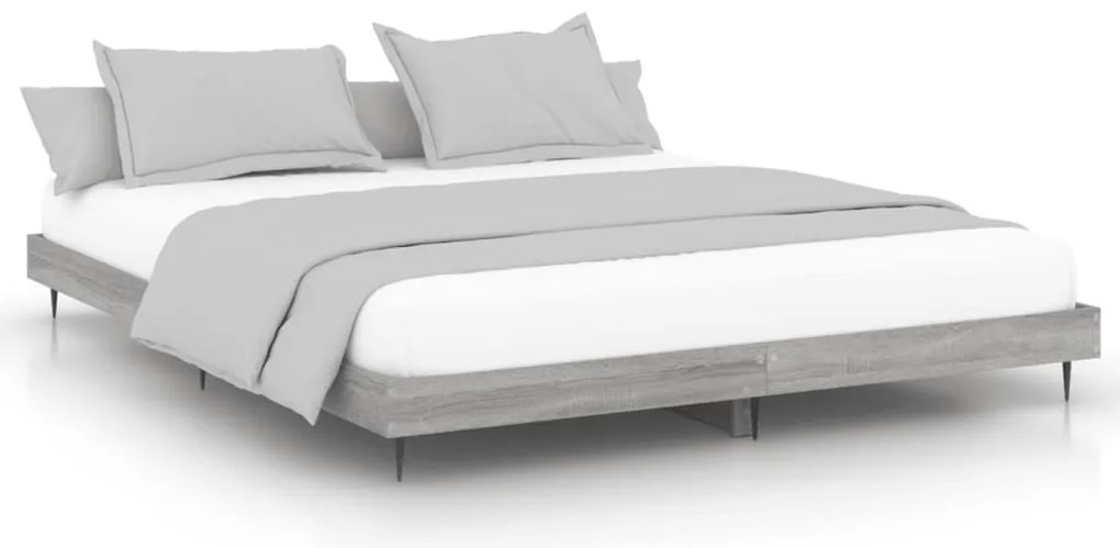 vidaXL Πλαίσιο κρεβατιού χωρίς στρώμα 160x200 εκ. Επεξεργασμένο Ξύλο