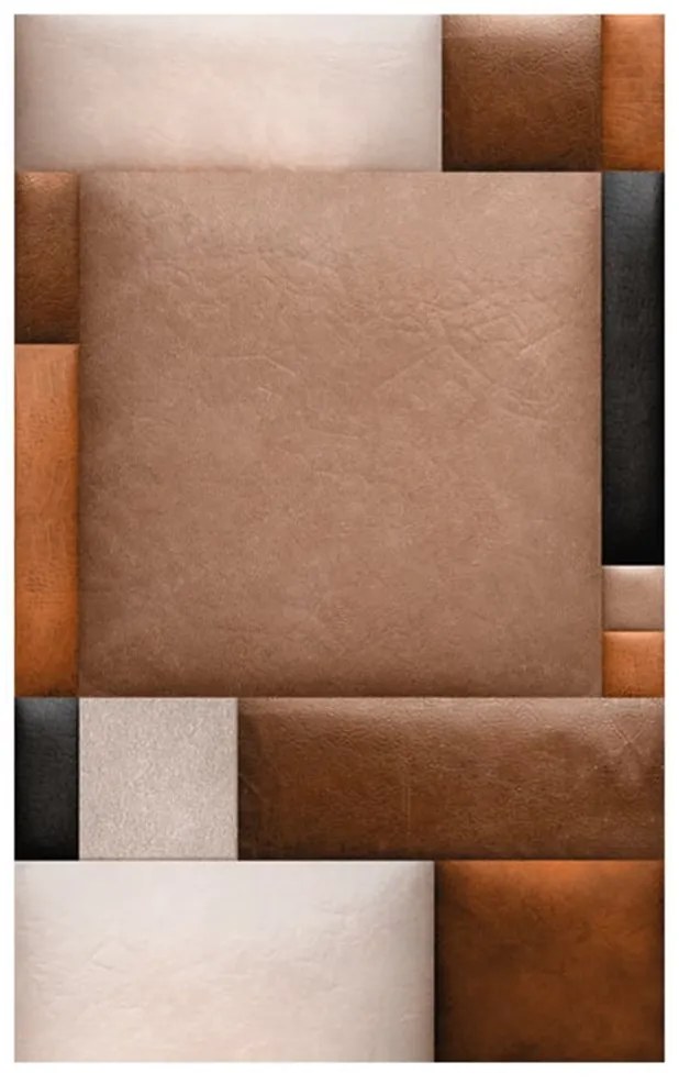 Φωτοταπετσαρία - Leather blocks 50x1000