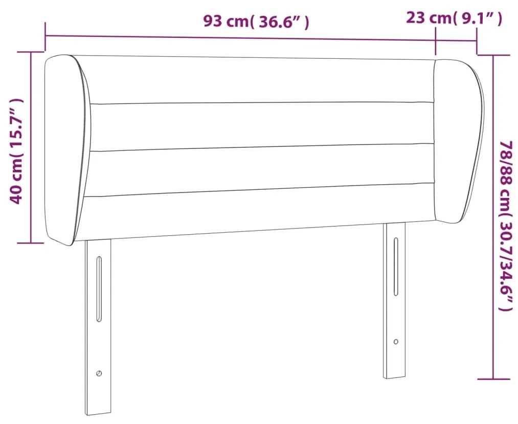 ΚΕΦΑΛΑΡΙ ΜΕ ΠΤΕΡΥΓΙΑ ΣΚΟΥΡΟ ΓΚΡΙ 93X23X78/88 ΕΚ. ΥΦΑΣΜΑΤΙΝΟ 3117267