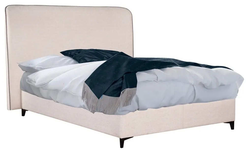 Κρεβάτι Colombo (Για Στρώμα 160x200cm) 09-2117 210x170x120cm Ecru-Black Διπλό