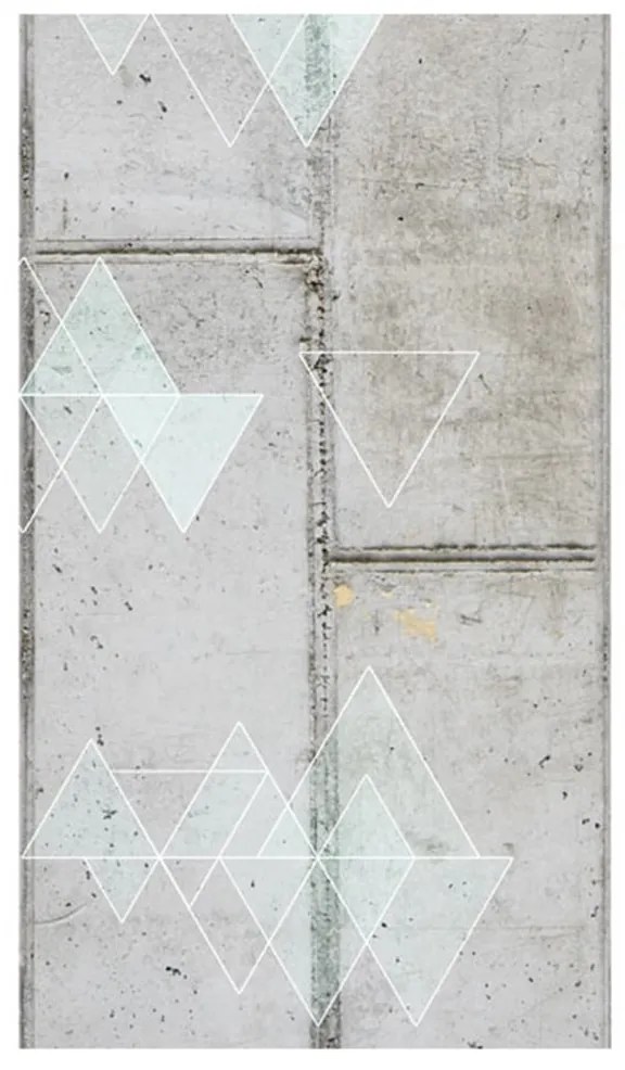 Φωτοταπετσαρία - Concrete and Triangles 50x1000