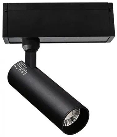 Φωτιστικό Σποτ Μαγνητικό Ράγας V-TAC Track Light 15W LED 36° 24V Μαύρο Φως Ημέρας 7967