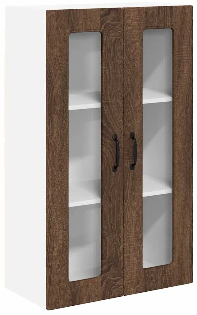 vidaXL Ντουλάπα Κουζίνας με ράφι Καφέ δρυς 60 x 31 x 100 εκ.