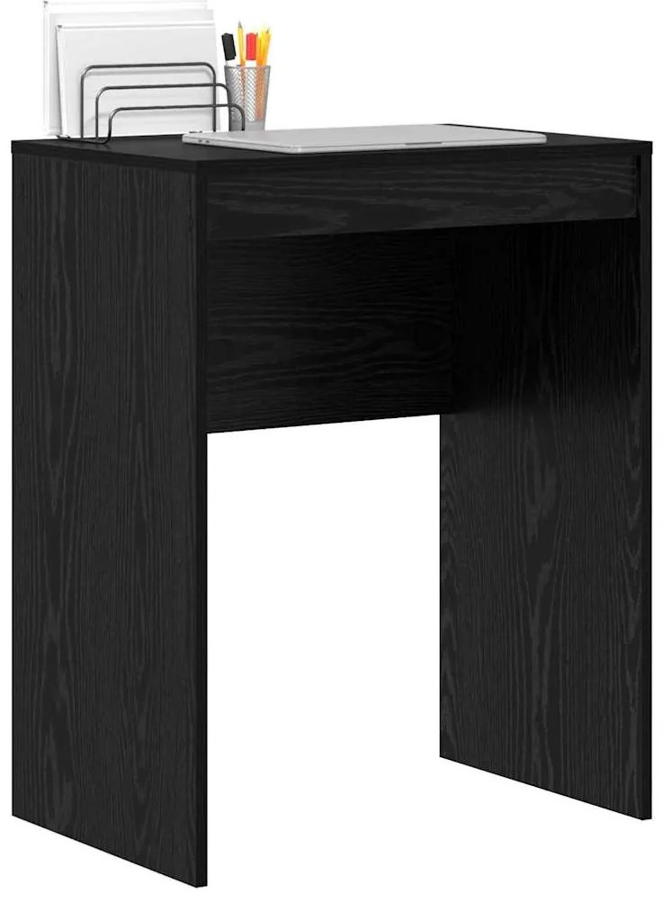 vidaXL Γραφείο Μαύρη δρυς 60 x 40 x 76 εκ. Επεξεργασμένο ξύλο