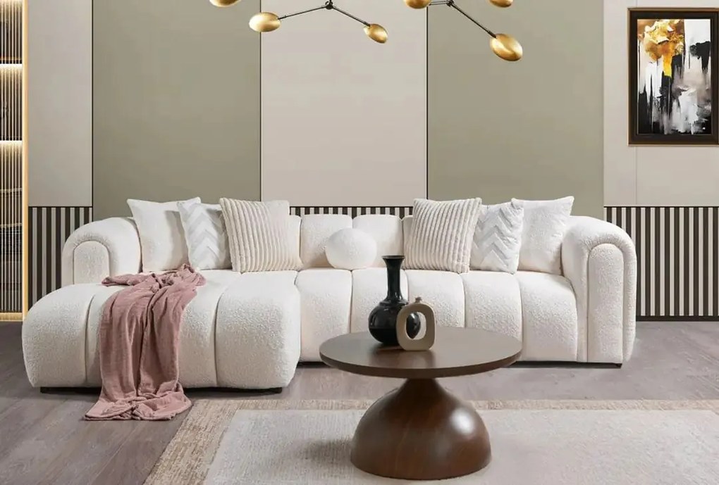 Corner Sofa N-Line Left - White White