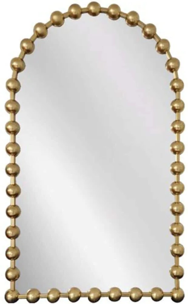 Καθρέπτης Τοίχου Dia 661-2019-GOLD 61x4,5x100cm Gold Artekko Metal, Glass