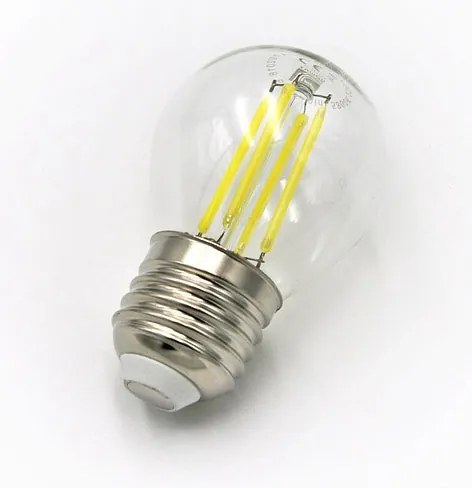 Adeleq Led Λάμπα Cog Σφαιρικό Διάφανο Ε27 7W 230V Θερμό 13-2711700