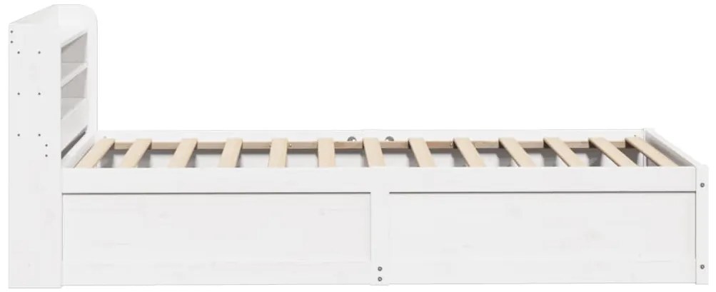vidaXL Πλαίσιο Κρεβατιού Κεφαλάρι Λευκό 75x190εκ. Μασίφ Πεύκο