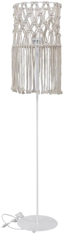 Φωτιστικό Δαπέδου Mac-02  31-1124 White Heronia Rope, Metal