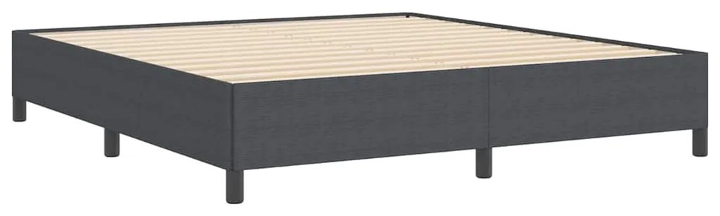 vidaXL Σκελετός Κρεβατιού Σκούρο γκρι 180 x 200 cm Βελούδο