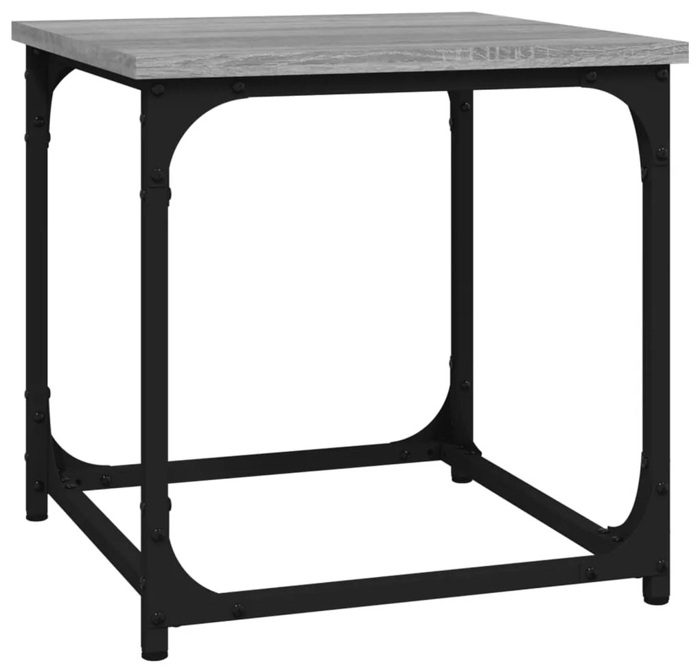 vidaXL Βοηθητικό Τραπέζι Γκρι Sonoma 40x40x40 εκ. Επεξεργασμένο Ξύλο