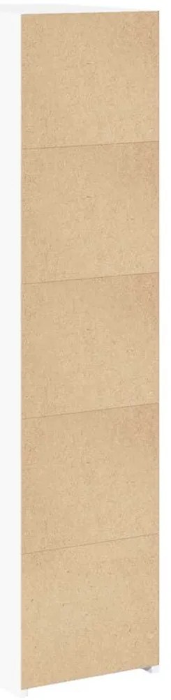 vidaXL Ντουλάπι Λευκό 30x42,5x124 εκ. από Επεξεργασμένο Ξύλο