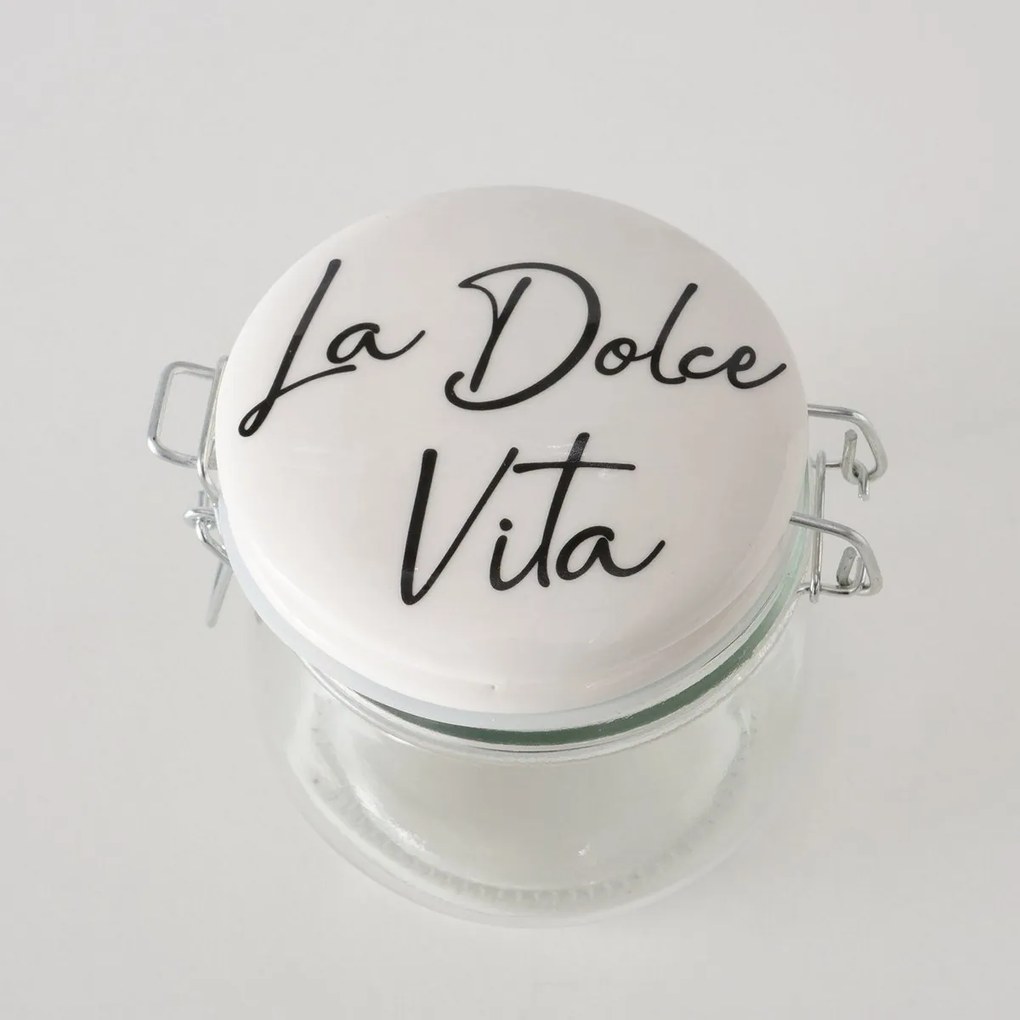 ΔΟΧΕΙΟ  ΑΠΟΘΗΚΕΥΣΗΣ 2/ass Dolce Vita 450ml D11 H12cm ΓΥΑΛΙ ΠΟΡΣΕΛΑΝΗ | Συσκευασία 2 τμχ