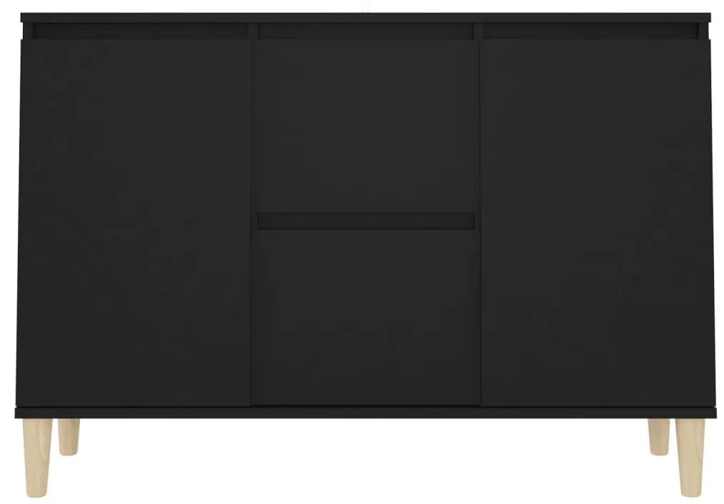 Ραφιέρα Μαύρη 103,5 x 35 x 70 εκ. από Μοριοσανίδα - Μαύρο