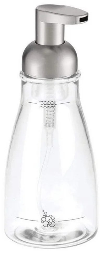 Δοχείο Κρεμοσάπουνου Forbu 50100EU 414ml Silver-Clear Interdesign Συνθετικό Υλικό