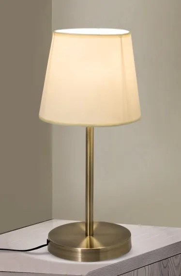 Επιτραπέζιο Φωτιστικό LMP-411/001 DORA TABLE LAMP SATIN NICKEL 1Γ2 - 77-2121 - 51W - 100W - 77-2121