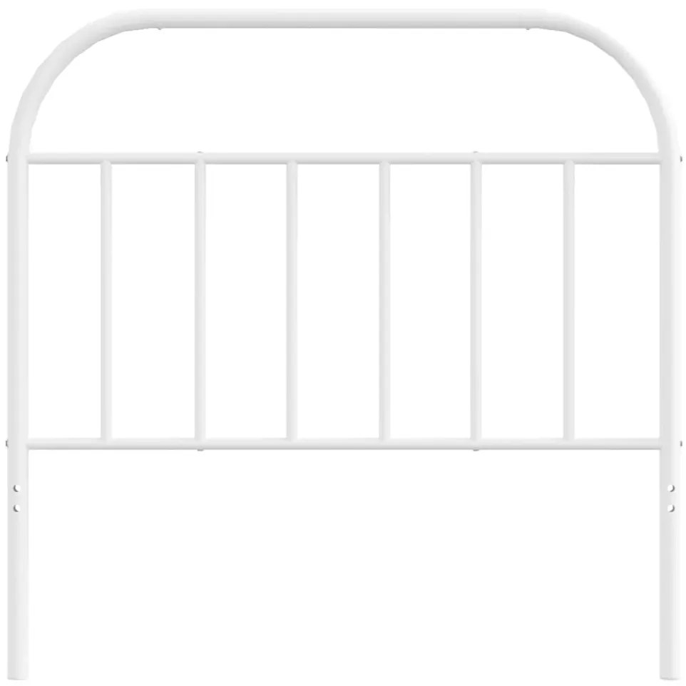 vidaXL Κεφαλάρι Λευκό 100 εκ. Μεταλλικό