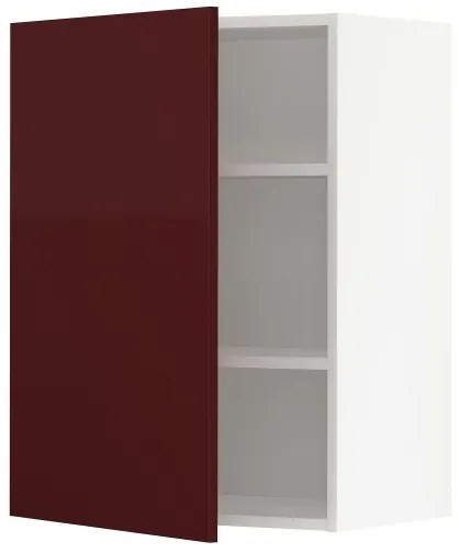 METOD ντουλάπι τοίχου με ράφια, 60x80 cm 294.541.56