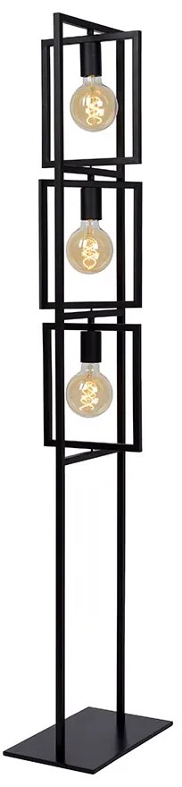 Φωτιστικό Επιδαπέδιο Lucide 00726-03-30 LUUK Μαύρο Ματ (Black Mat)