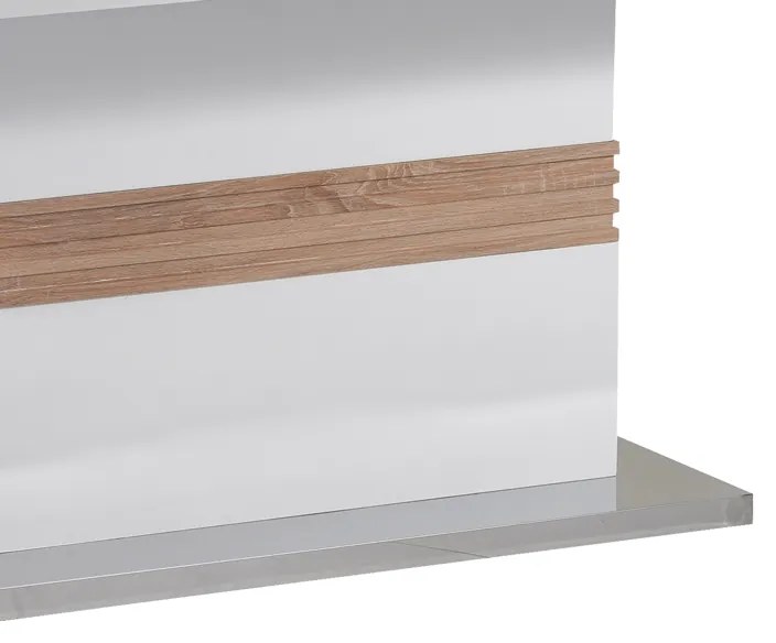 Τραπέζι Zoekrin Inart λευκό mdf 200x100x76εκ