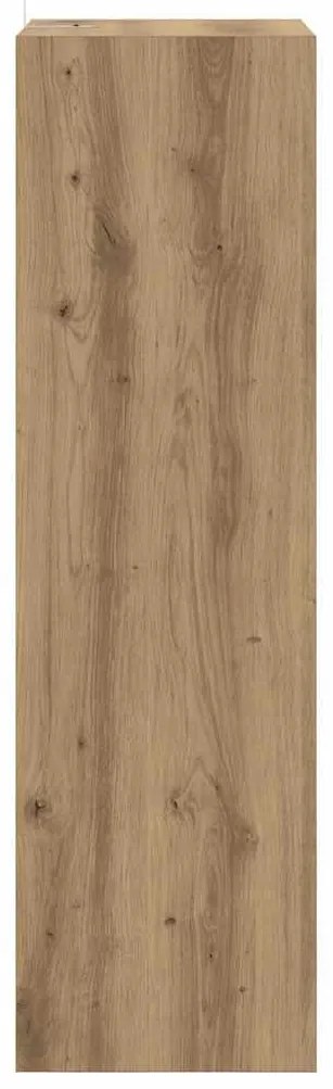 vidaXL Βιβλιοθήκη artisan δρυς 40 x 30 x 103 εκ. Επεξεργασμένο ξύλο