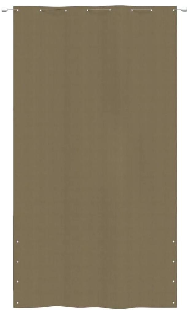 Διαχωριστικό Βεράντας Taupe 160 x 240 εκ. Ύφασμα Oxford - Μπεζ-Γκρι
