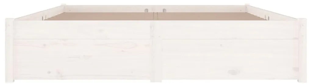 vidaXL Πλαίσιο Κρεβατιού με Συρτάρια Λευκό 120 x 200 εκ.