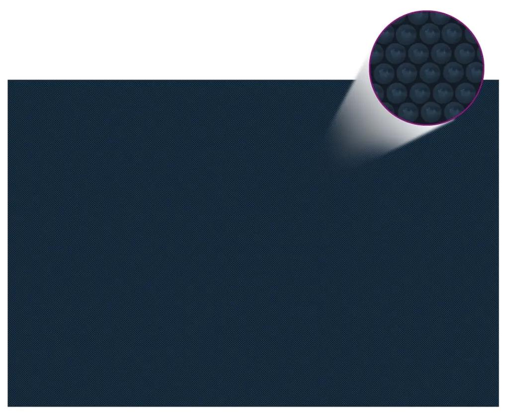 vidaXL Κάλυμμα Πισίνας Ηλιακό Μαύρο/Μπλε 300x200 εκ. από Πολυαιθυλένιο