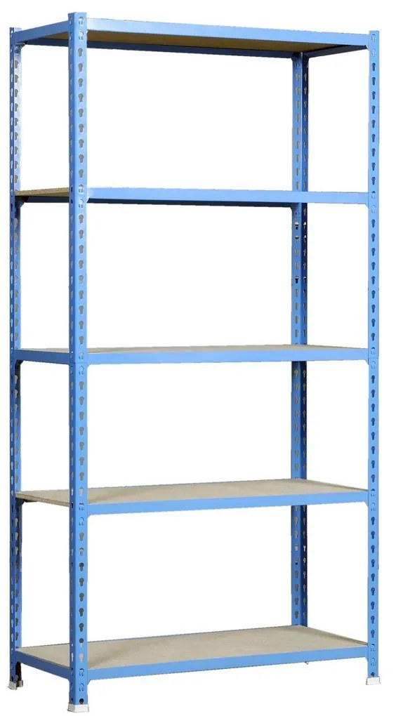 Ράφια Simon Rack Maderclick Plus 5/500 750 kg Μέταλλο 5 Ράφια τσιπ - ματ (200 x 100 x 50 cm)