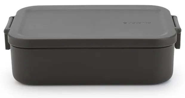 Brabantia 1006281 Δοχείο Φαγητού Πλαστικό Make&amp;Take 1.1L, Dark Grey