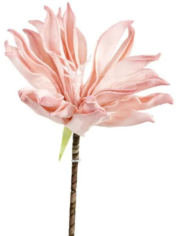 Artekko Lotus Τεχνητό Ροζ Άνθος Λωτού Λάτεξ (12x12x63)cm
