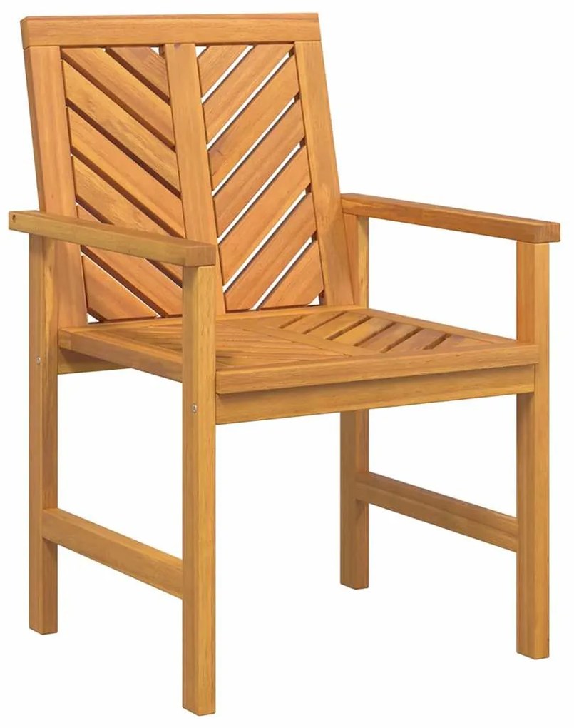 vidaXL Σέτ φαγητού για κήπο 5 pcs Καφέ Στερεό Ξύλο Ακακίας