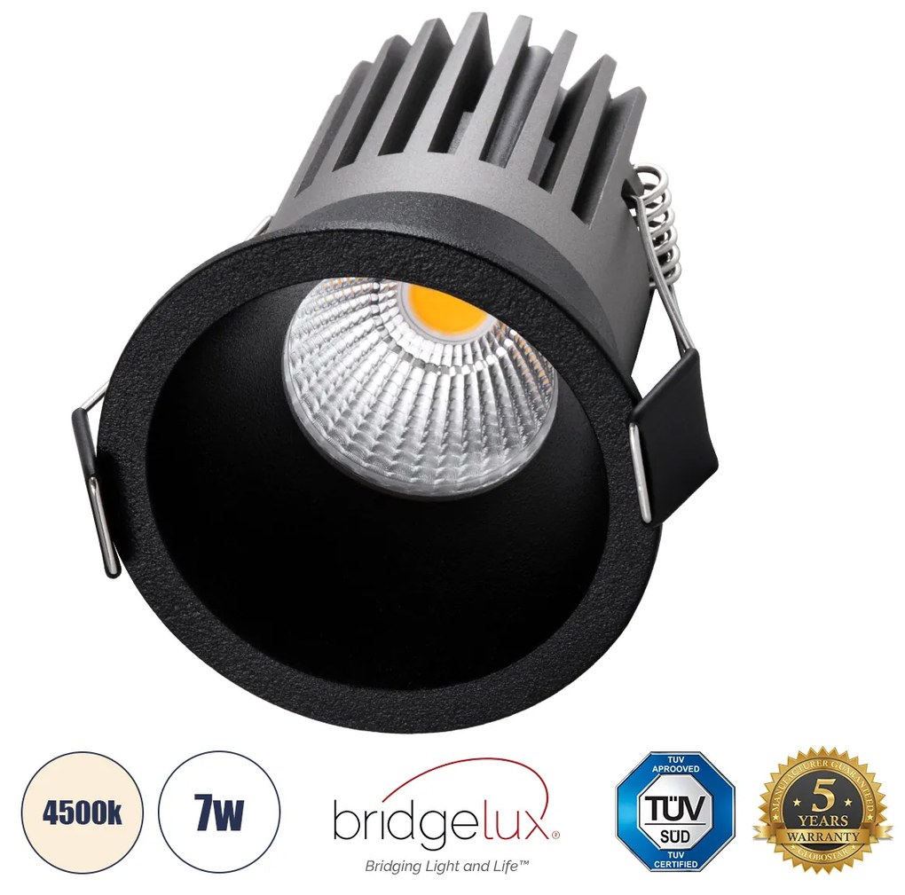 MICRO-B 60244 Χωνευτό LED Spot Downlight TrimLess Φ6cm 7W 910lm 38° AC 220-240V IP20 Φ6 x Υ7.8cm - Στρόγ