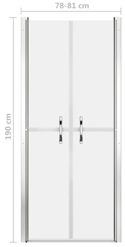 vidaXL Πόρτα Ντουζιέρας με Αμμοβολή 81 x 190 εκ. από ESG