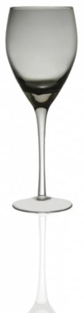 Ποτήρι Νερού Κολωνάτο Irid 355ml Smoke - Cryspo Trio - 6 ΤΜΧ