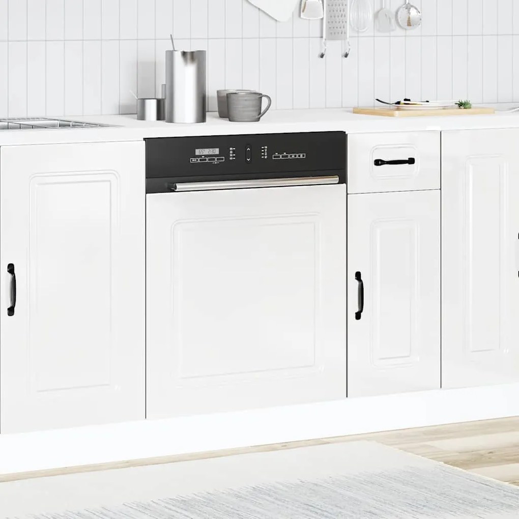 Πίνακας πλυντηρίου πιάτων "Kalmar" High Gloss White 60x1,5x67cm - Λευκό
