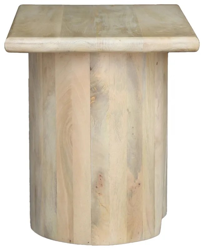 SPIRAL SIDE TABLE ΦΥΣΙΚΟ 62,5x45xH52,5cm - 04-1071