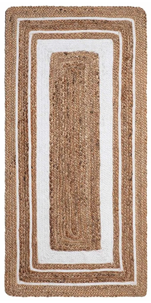 Χαλί Διαδρόμου (60x130) Silk Fashion 1725 Natural/White