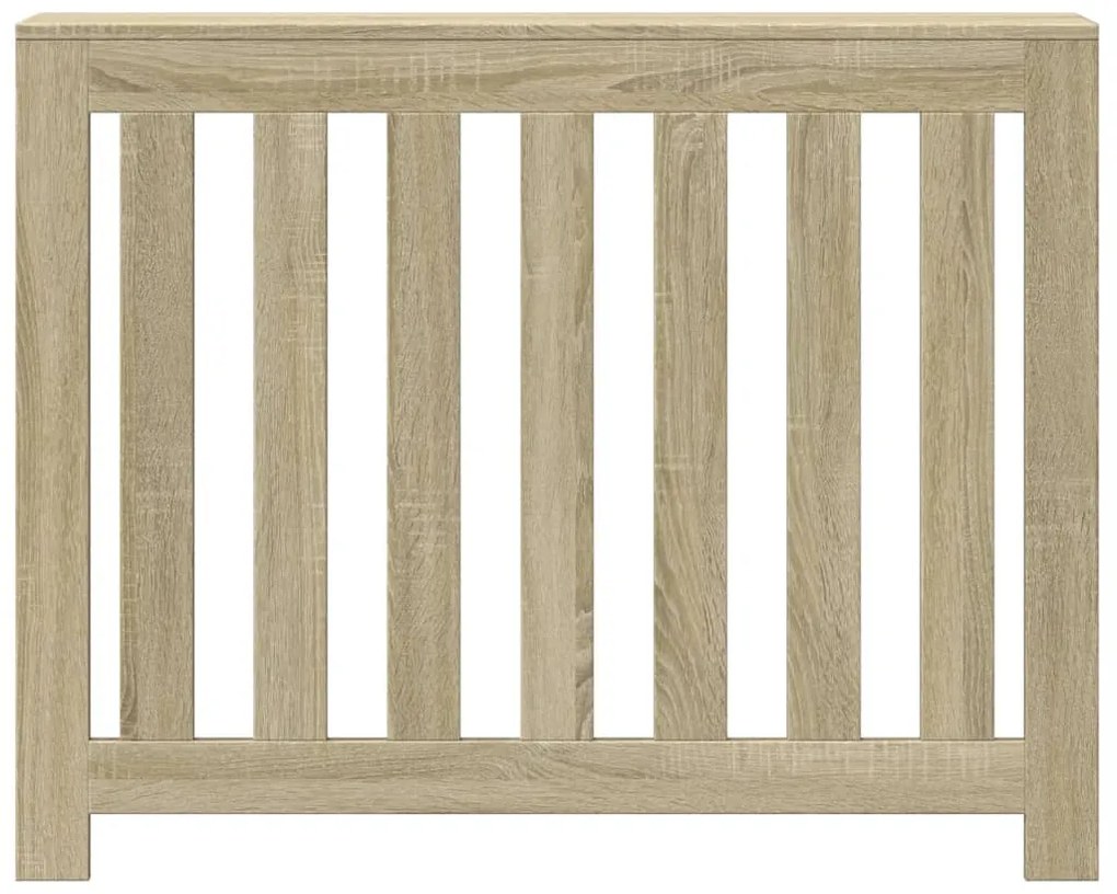 vidaXL Κάλυμμα Καλοριφέρ Sonoma Δρυς 104x20x82 εκ. Επεξεργασμένο Ξύλο
