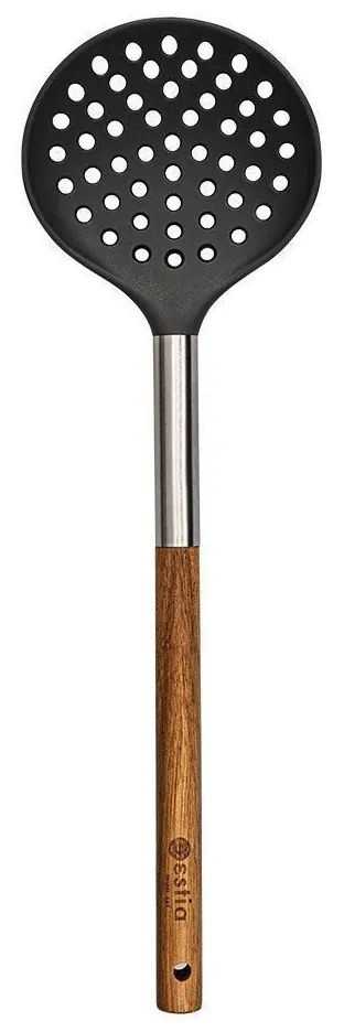 ESTIA ΚΟΥΤΑΛΑ ΤΡΥΠΗΤΗ STONE PBT 34cm ΜΕ ΞΥΛΙΝΗ ΛΑΒΗ