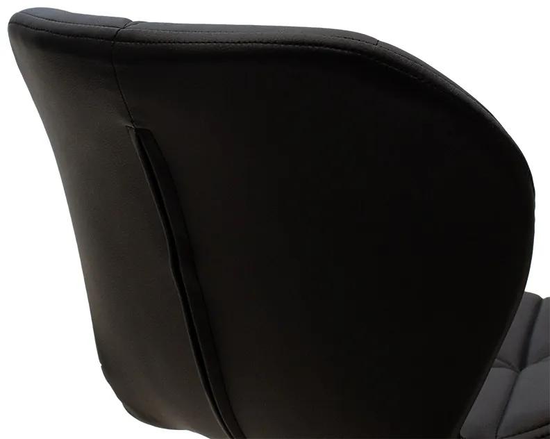 Καρέκλα γραφείου εργασίας Frea II pakoworld PU μαύρο - Μέταλλο - 127-000029