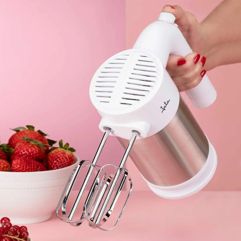 Μπλέντερ/Μίξερ ζαχαροπλαστικής JATA JEMA1240 Λευκό Χάλυβας 400 W