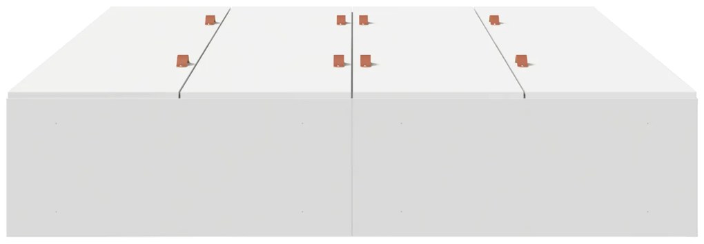 vidaXL Κρεβάτι Αποθήκευσης Λευκό 150x200 cm